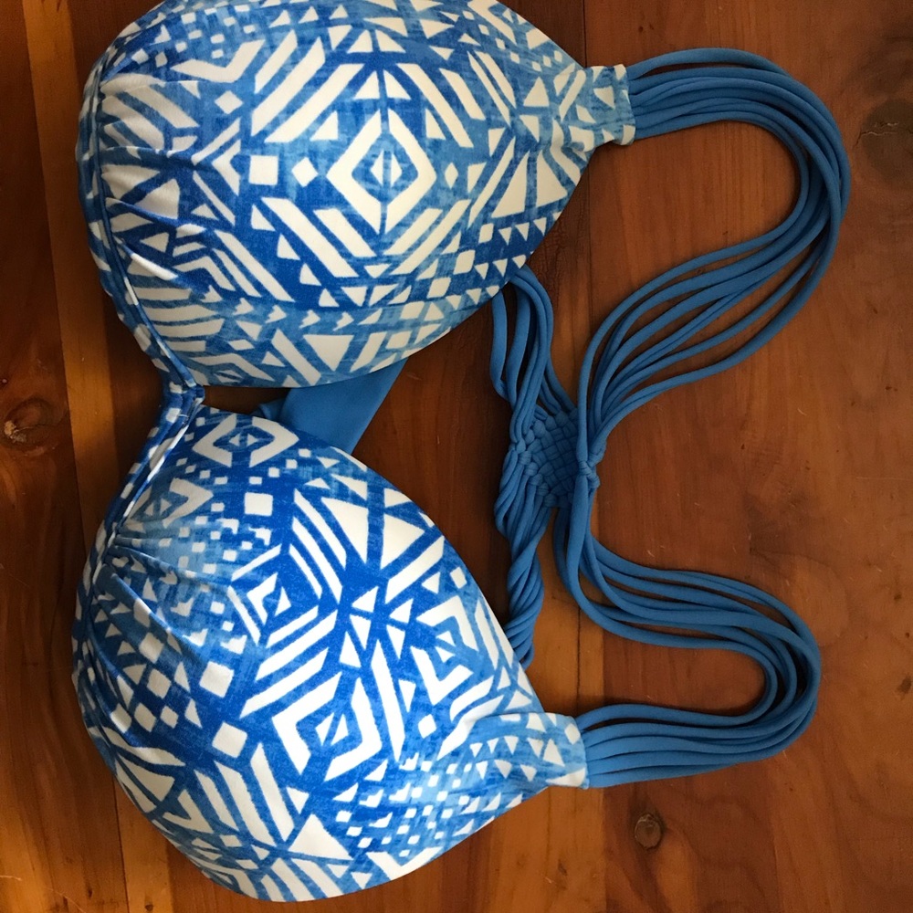 Cross back bathing suit top
